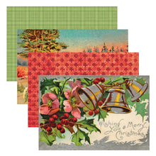 Load image into Gallery viewer, Specialty Paper: Spellbinders-HOME FOR THE HOLIDAYS 6 X 9-INCH PAPER PAD FROM THE CHRISTMAS FLEA MARKET FINDS COLLECTION BY CATHE HOLDEN