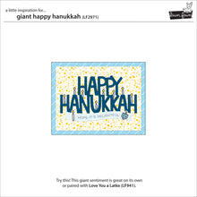 Load image into Gallery viewer, Dies: Lawn Fawn-Giant Happy Hanukkah