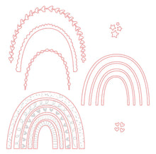 Load image into Gallery viewer, Dies: Honey Bee Stamps-Rainbow Accents - Honey Cuts