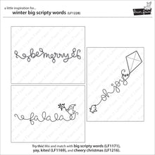 Load image into Gallery viewer, Stamps: Lawn Fawn-Winter Big Scripty Words