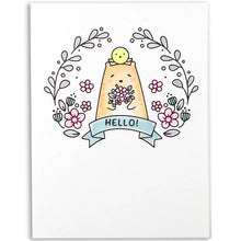 Load image into Gallery viewer, Stamp and Die Combo: Waffle Flower-Bear & Bird