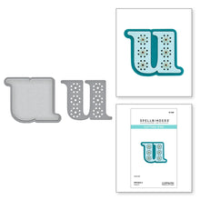 Load image into Gallery viewer, Dies: Stitched Etched Dies from the Stitched Alphabet Collection