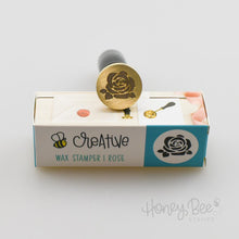 Load image into Gallery viewer, Crafting Tools: Honey Bee Stamps-Bee Creative | Wax Stamper | Rose