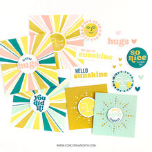Load image into Gallery viewer, Turnabout™ Products: Concord & 9th-Happy Rays Turnabout™Stamp Set