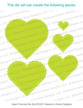 Load image into Gallery viewer, Dies: Newton’s Nook Designs-Heart Frames Die Set
