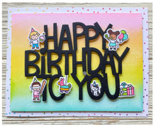 Load image into Gallery viewer, Dies: Lawn Fawn-Giant Happy Birthday To You
