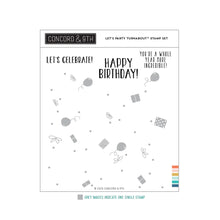 Load image into Gallery viewer, Turnabout™ Stamps: Concord & 9th-Let’s Party Turnabout™ Stamp Set