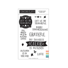 Load image into Gallery viewer, Stamps: Concord & 9th-Autumn Hues Stamp Set