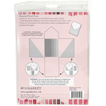 Load image into Gallery viewer, Scrapbooking: 49 And Market Foundations Envelope Pocket Folio-White