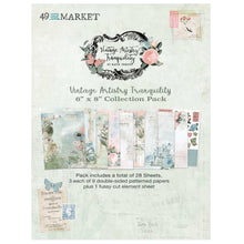 Load image into Gallery viewer, 6x8 Specialty Paper: 49 And Market Collection Pack 6"X8"-Vintage Artistry Tranquility