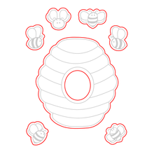 Load image into Gallery viewer, Stamps: Bee Hive