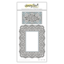 Load image into Gallery viewer, Dies: Honey Bee Stamps-Lace A2 Cover Plate | Honey Cuts