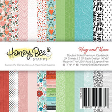 Load image into Gallery viewer, 6x6 Paper: Honey Bee Stamps-24 Double Sided Sheets | Hugs And Kisses