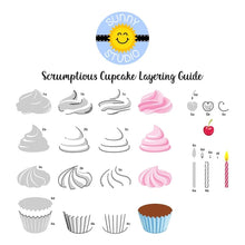 Load image into Gallery viewer, Stamps: Sunny Studio-Scrumptious Cupcakes