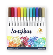 Load image into Gallery viewer, Coloring Tools: Altenew-Zanzibar Dual Tip Pens (Water-based)