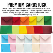 Load image into Gallery viewer, Card Bases & Envelopes: Bearly Art-Cards & Envelopes | Colorful Collection