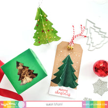 Load image into Gallery viewer, Dies: Waffle Flower-Nesting Christmas Tree Set