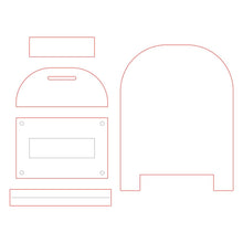 Load image into Gallery viewer, Dies-Honey Bee Stamps-Post Box Card Base