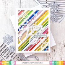 Load image into Gallery viewer, Dies: Waffle Flower-Holiday Stripes Die