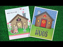 Load and play video in Gallery viewer, Dies: Lawn Fawn Build-A-Cabin