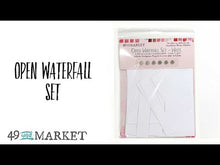 Load and play video in Gallery viewer, Scrapbooking: 49 And Market Foundations Open Waterfall Set-Black