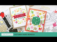 Load and play video in Gallery viewer, Stamps: Concord & 9th-Autumn Hues Stamp Set