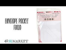 Load and play video in Gallery viewer, Scrapbooking: 49 And Market Foundations Envelope Pocket Folio-White