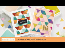 Load and play video in Gallery viewer, Dies: Concord & 9th-Triangle Background Dies