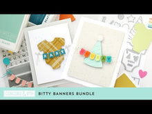 Load and play video in Gallery viewer, Stamps: Concord & 9th-Bitty Banners Stamp Set