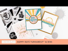 Load and play video in Gallery viewer, Turnabout™ Products: Concord & 9th-Happy Rays Turnabout™Stamp Set