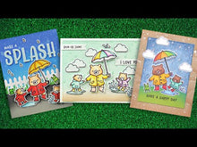 Load and play video in Gallery viewer, Stamps: Lawn Fawn-Beary Rainy Day
