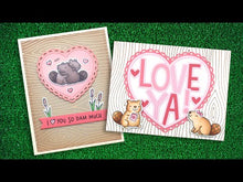 Load and play video in Gallery viewer, Hot Foil: Lawn Fawn-Woodgrain Background Hot Foil Plate