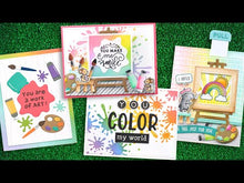 Load and play video in Gallery viewer, Dies: Lawn Fawn-Canvas and Easel