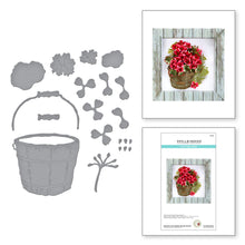 Load image into Gallery viewer, Dies: Spellbinders-Geranium and Antique Wooden Bucket