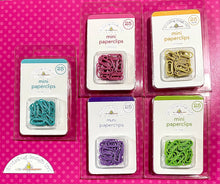 Load image into Gallery viewer, Embellishments: Doodlebug Design-Mini Paper Clips-CHOOSE A COLOR
