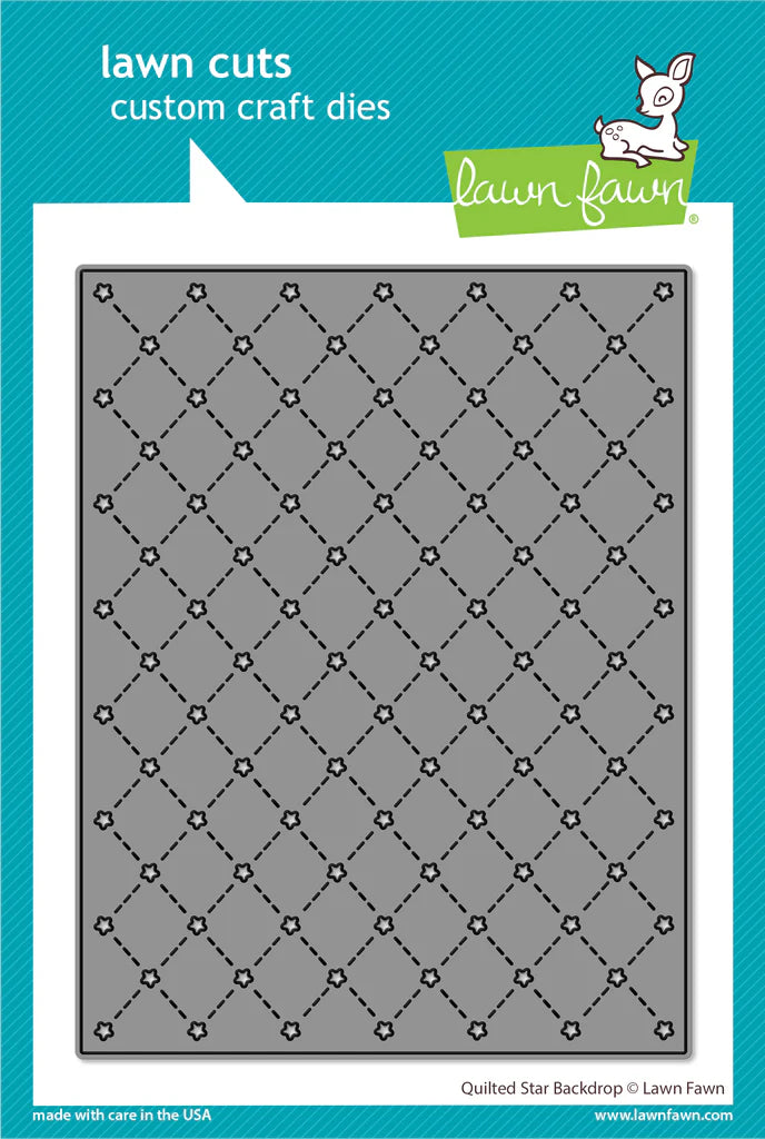 Dies: Lawn Fawn-Quilted Star Backdrop