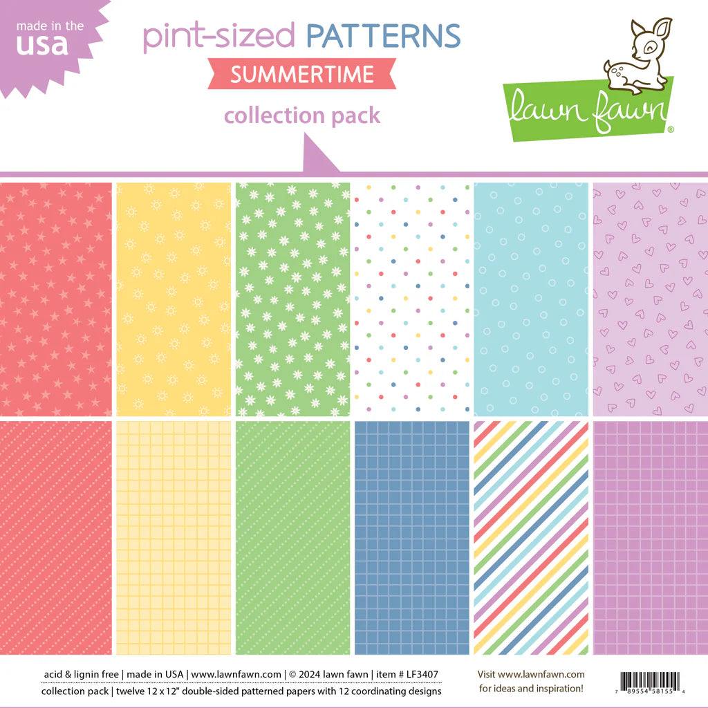 12x12 Paper: Pint-Sized Patterns Summertime 12x12 Collection paper pack