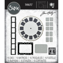 Load image into Gallery viewer, Dies: Sizzix-Thinlits Dies By Tim Holtz 15/Pkg-Vault Picture Show
