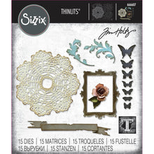 Load image into Gallery viewer, Dies: Sizzix-Thinlits Dies By Tim Holtz 15/Pkg-Vault Boutique
