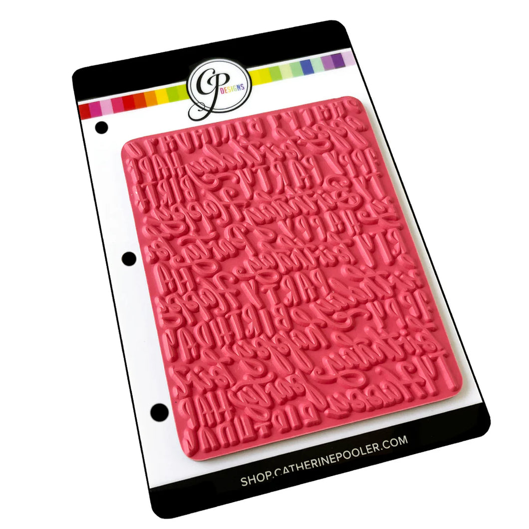 Stamps: Catherine Pooler Designs-Block & Script Birthday Background Stamp