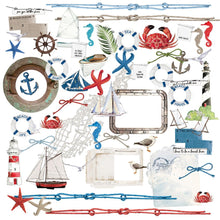 Load image into Gallery viewer, Embellishments: 49 and Market-Summer Porch By Sea Laser Cut Elements
