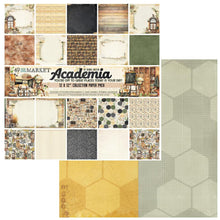 Load image into Gallery viewer, 12x12 Paper: 49 And Market Collection Pack 12&quot;X12&quot;-Academia
