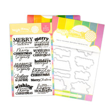 Load image into Gallery viewer, Stamp and Die Combo: Waffle Flower-Family Christmas Sentiments Combo
