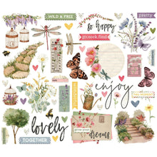 Load image into Gallery viewer, Embellishments: Simple Vintage Meadow Flowers Bits &amp; Pieces 51/Pkg
