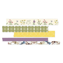 Load image into Gallery viewer, Embellishments: Simple Vintage Meadow Flowers Washi Tape-5/Pkg
