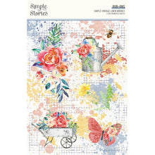 Load image into Gallery viewer, Embellishments: Simple Vintage Linen Market Rub-Ons
