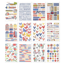 Load image into Gallery viewer, Embellishments: Simple Stories-Simple Vintage Linen Market Sticker Book 12/Sheets
