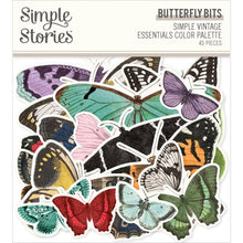 Load image into Gallery viewer, Embellishments: Simple Vintage Essentials Color Palette-Butterfly Bits
