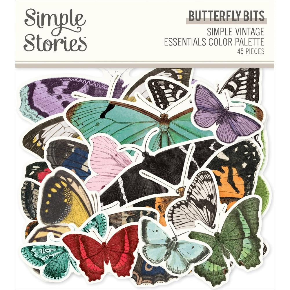 Embellishments: Simple Vintage Essentials Color Palette-Butterfly Bits