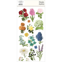 Load image into Gallery viewer, Simple Vintage Essentials Color Palette Foam Stickers-Butterfly &amp; Floral
